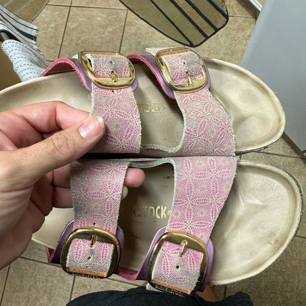 Gently Worn Patterned Birkenstocks - image 6